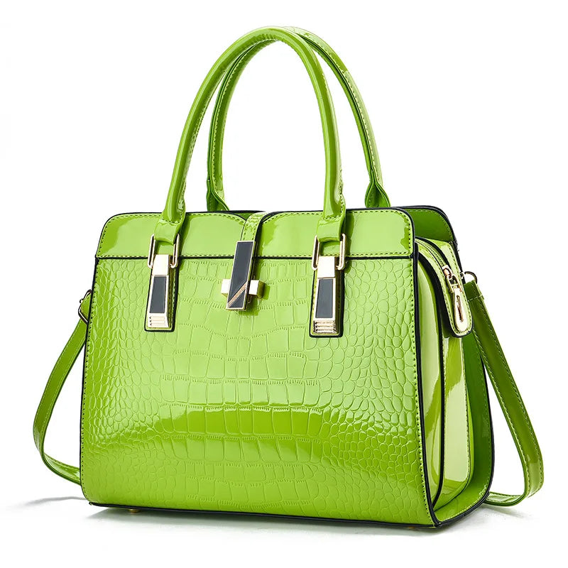 Women's Structured PU Handbag | Shoulder and Crossbody Tote