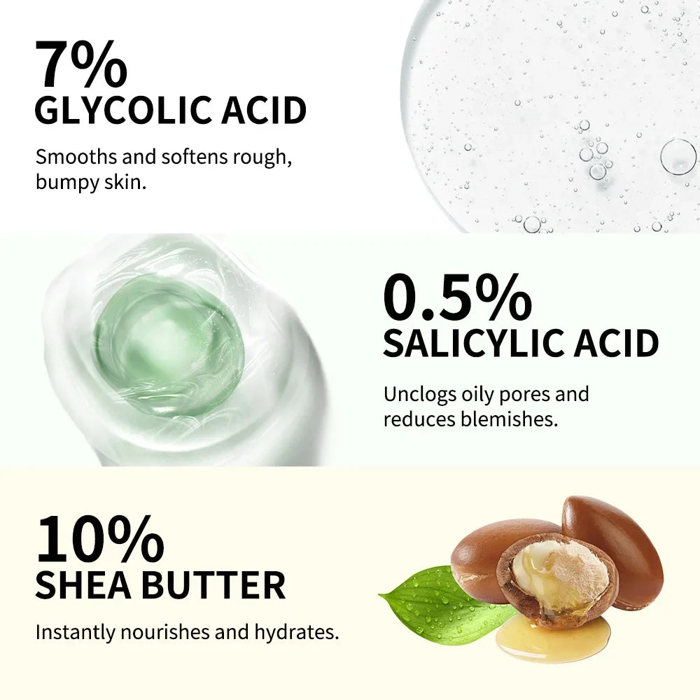 Glycolic Acid Exfoliating Body Stick Multiple Concerns Delivers Deep Effective Exfoliation Nourishing Moisture Deep Hydration