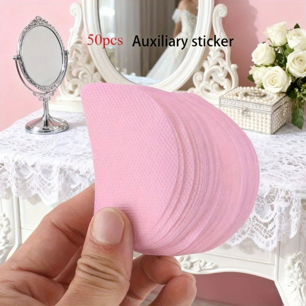 53/50/3/1pc Eyeshadow Assistant Tape Set, Eye Makeup Tape Including Eye Shadow Tape, Eyeshadow Stickers, Eye Makeup Protector