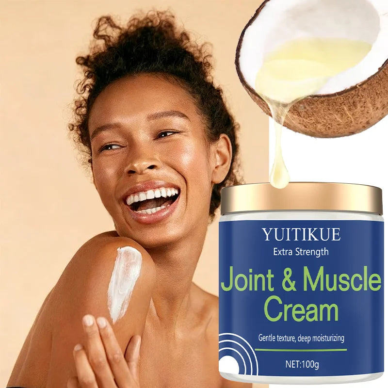 Extra Strength Joint & Muscle Cream 100g - Deep Moisturizing Formula, Gentle Texture for Neck, Shoulders, Knees & Elbows