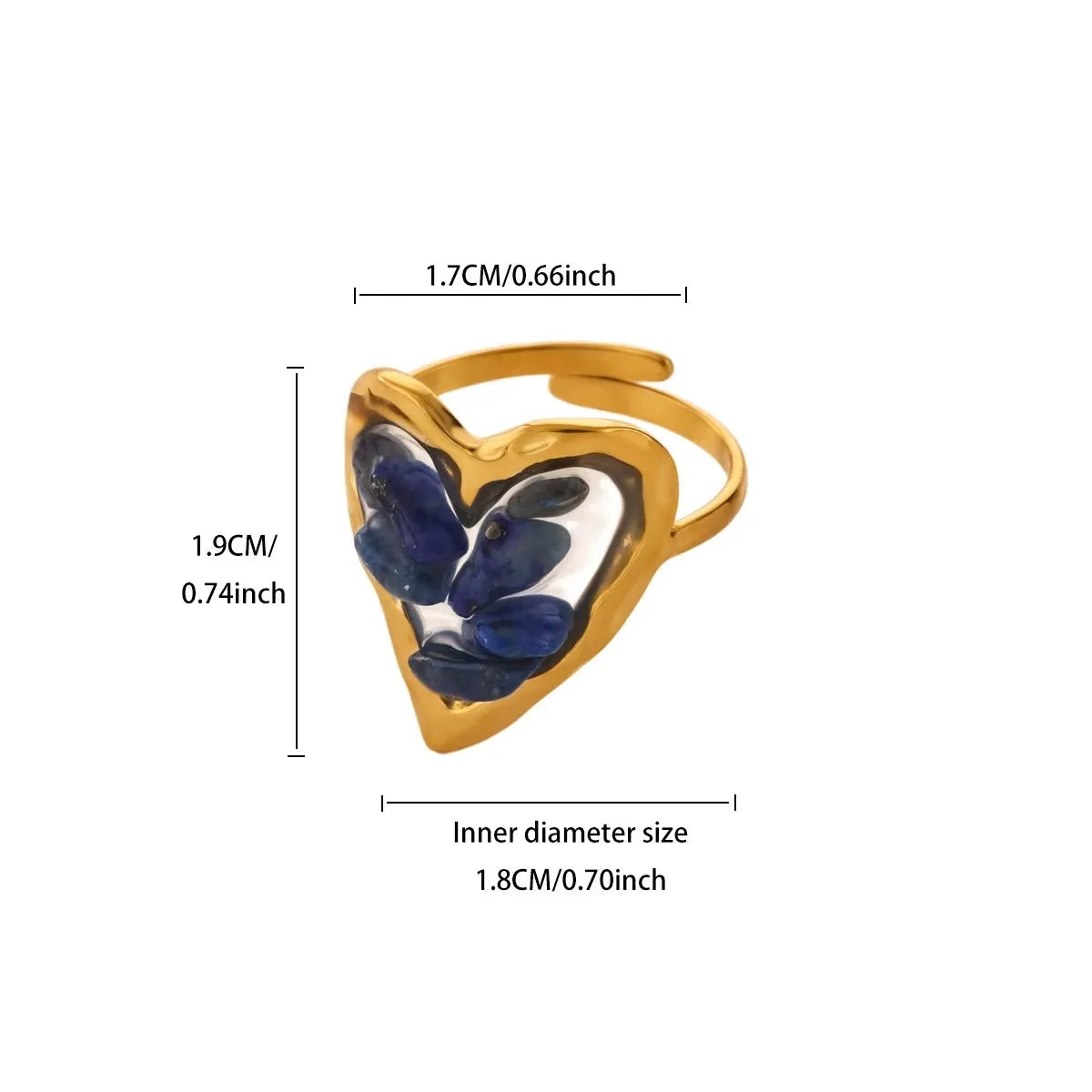 Zircon Geometric Heart Rings For Women Stainless Steel Gold Color Wedding Ring Luxury Aesthetic Jewlery Couple Gift 2026
