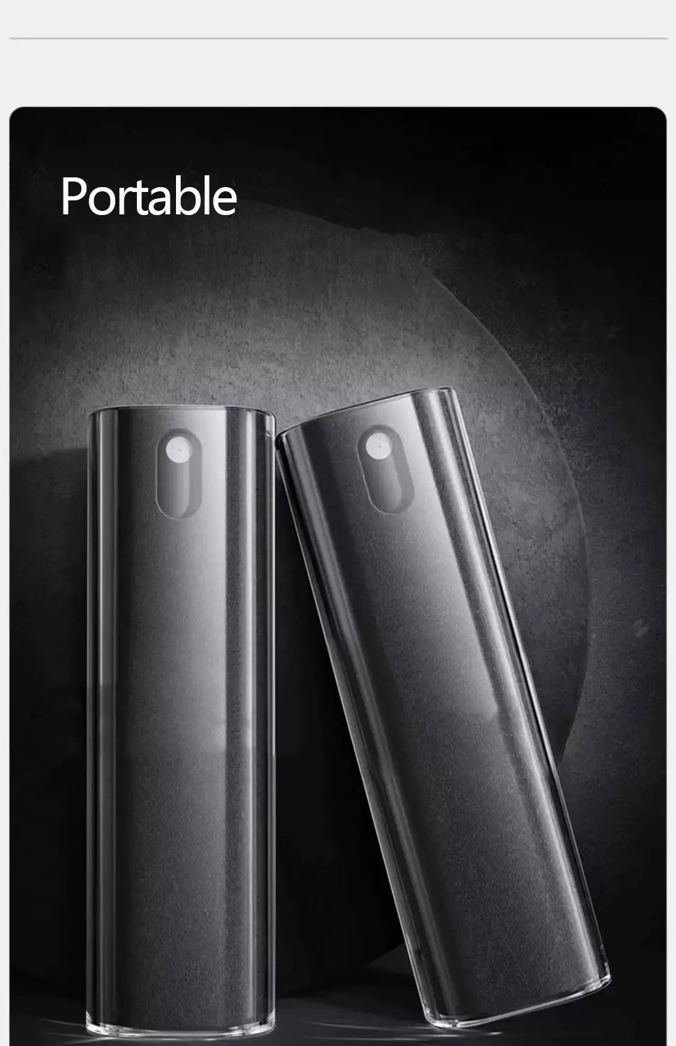 2 in 1 Mobile screen cleaning Tablet laptop cleaning Wipe car cleaning cloth Display screen spray spray