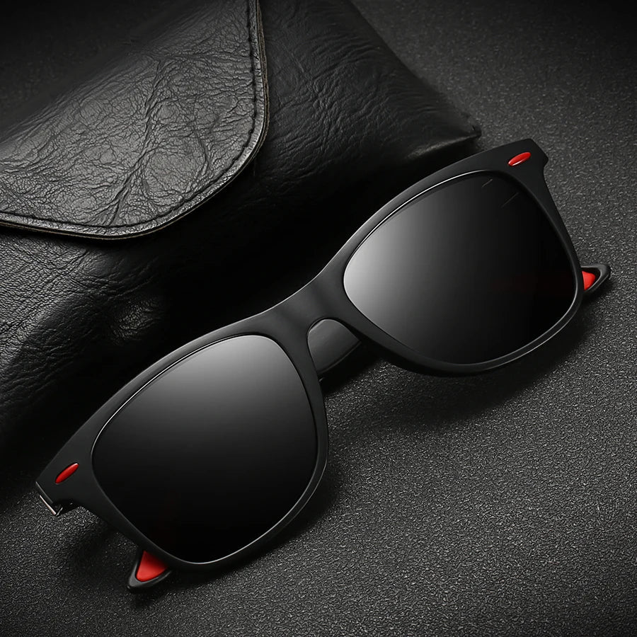 1-2-3PCS Fashion Vintage Square Unisex Driving Fishing Sunglasses Men Women Luxury Brand Designer Sun Glasses Anti-Glare Eyewear