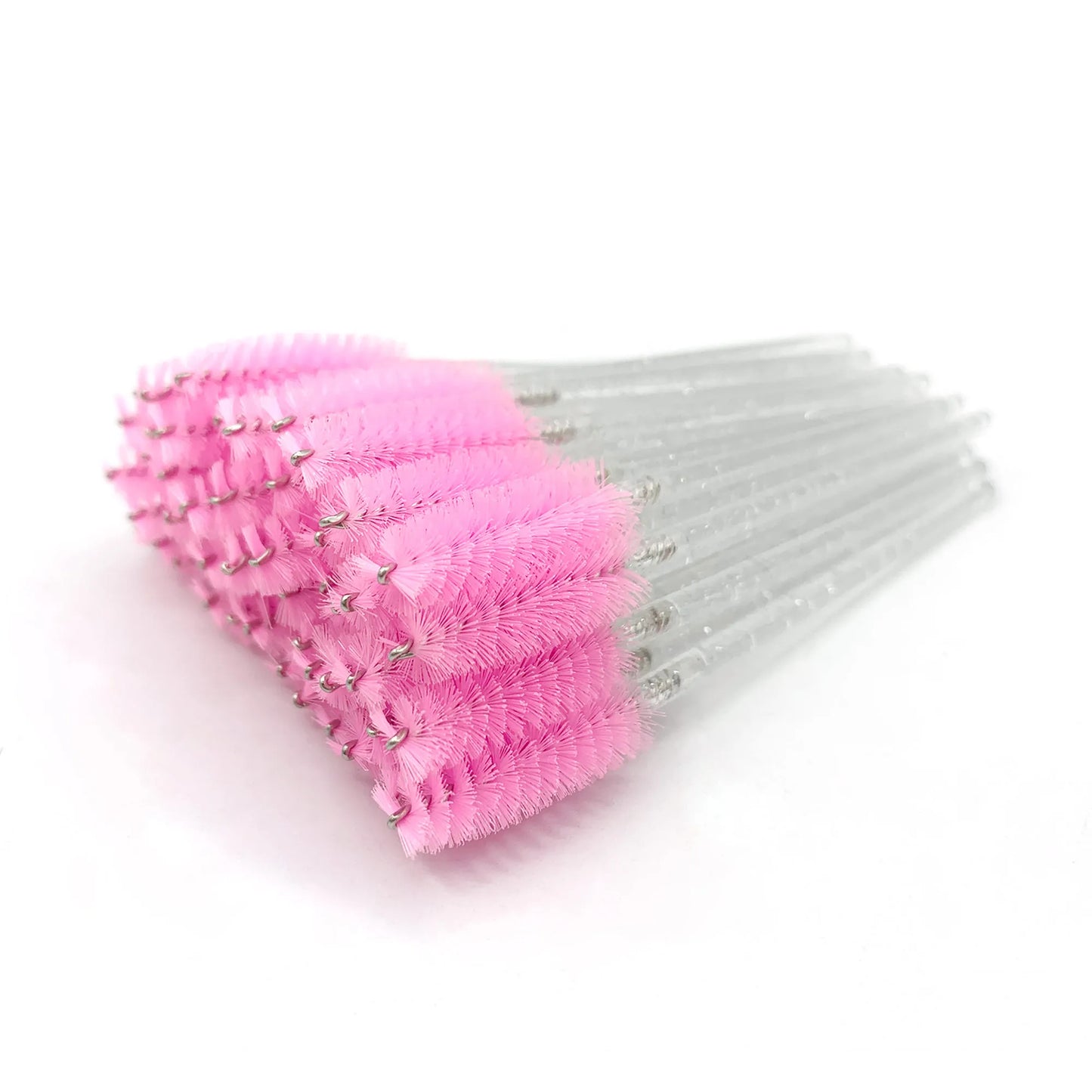 Disposable Eyelashes Brushes Crystal Diamond Handle Lash Brush Eyebrow Mascara Wands Eyelash Extension Supplies Makeup Tools