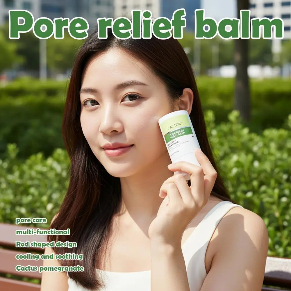CACTOX Pore Relief Multi Balm 25g - Cactox Elixir & Pomeg-Pore Formula, Cooling Soothing Moisturizing Balm for Pore Care