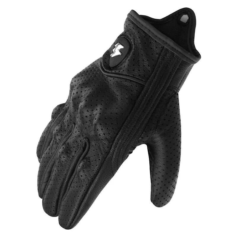 S-XXXL Motorcycle Gloves Goatskin Leather Men Women Moto Glove Electric Bike Luvas Da Motocicleta Os Carros Eletricos Sale