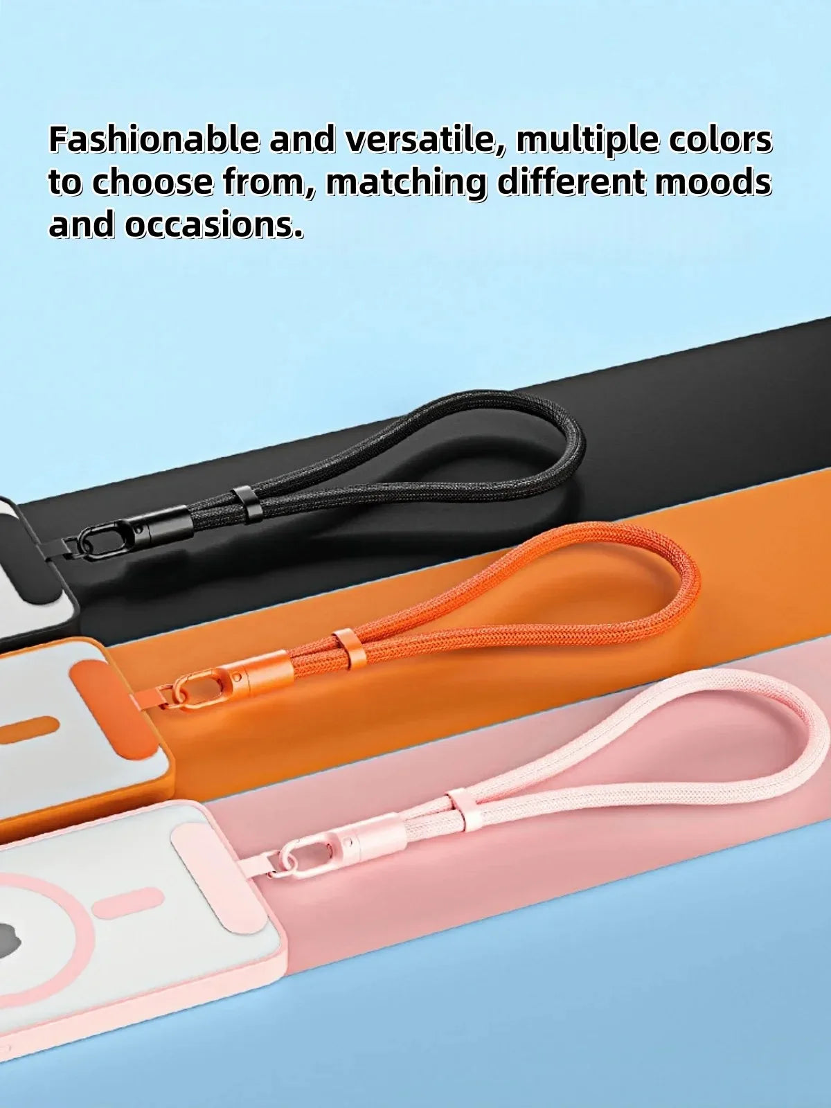 Universal Mobile Phone Anti-loss Wrist Strap Adjustable 360° Rotation Phone Self-locking Lanyard for iPhone 17 16 15 Pro Samsung