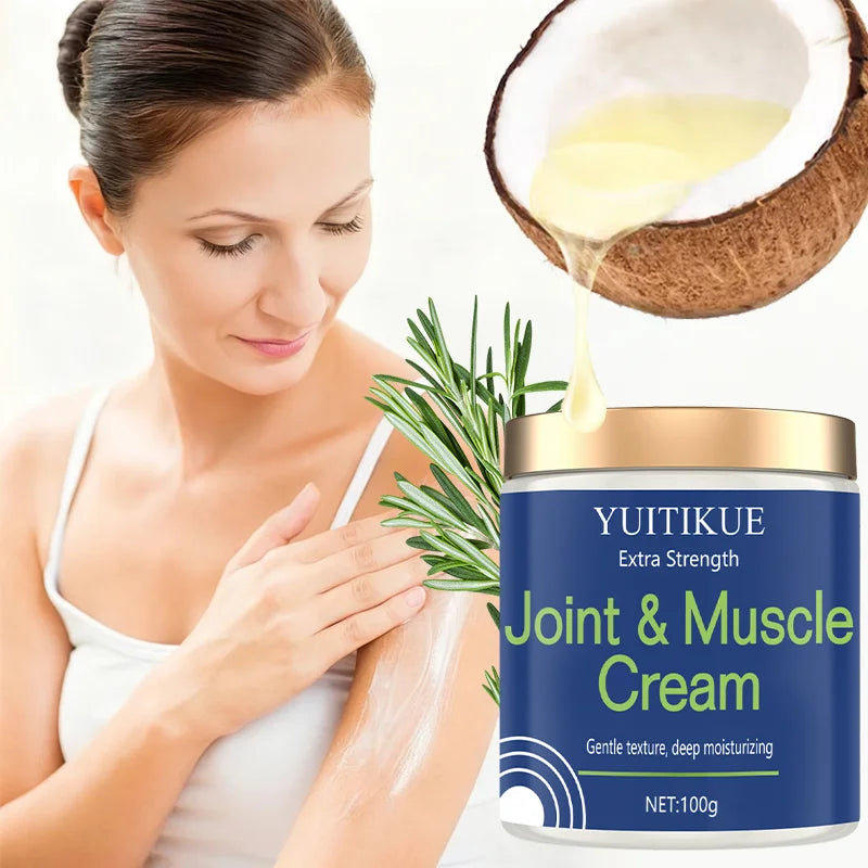 Extra Strength Joint & Muscle Cream 100g - Deep Moisturizing Formula, Gentle Texture for Neck, Shoulders, Knees & Elbows