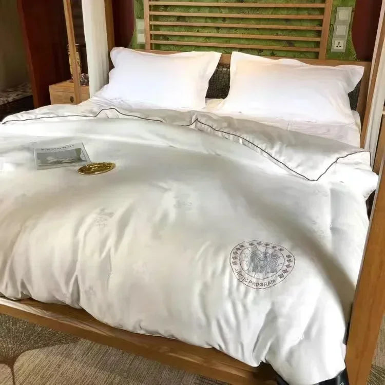 Formtheo Mulberry Silk Quilt Duvet Insert Luxury Warm Winter Duvet For Double Bed