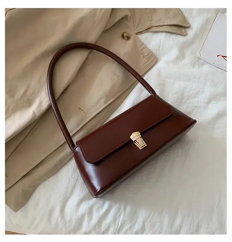 Luxury Brand Crossbody Bags for Women | Fashion Design Underarm & Woman Shoulder Bag (Female Handbag & Purses, Solid Color)