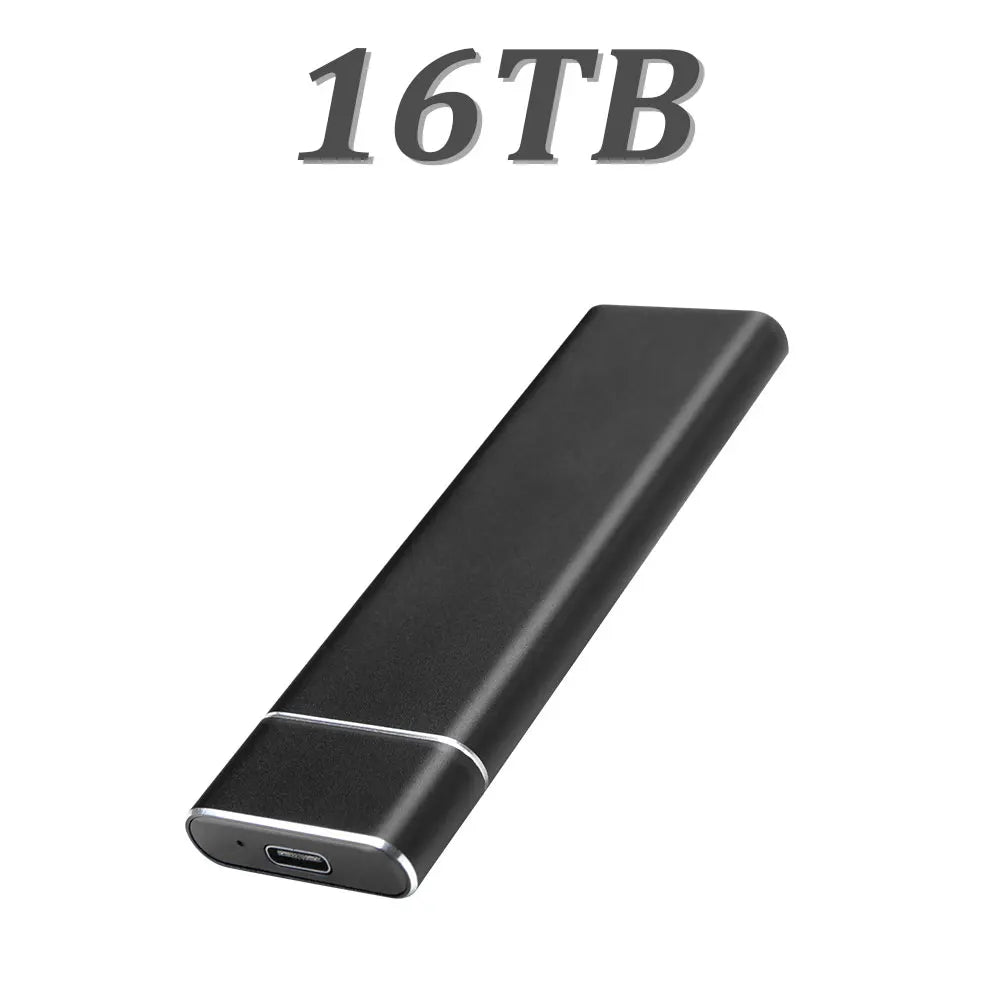 USB 3.1 high-speed external portable hard drive 4TB large capacity portable SSD solid state drive suitable for laptop MAC/PC