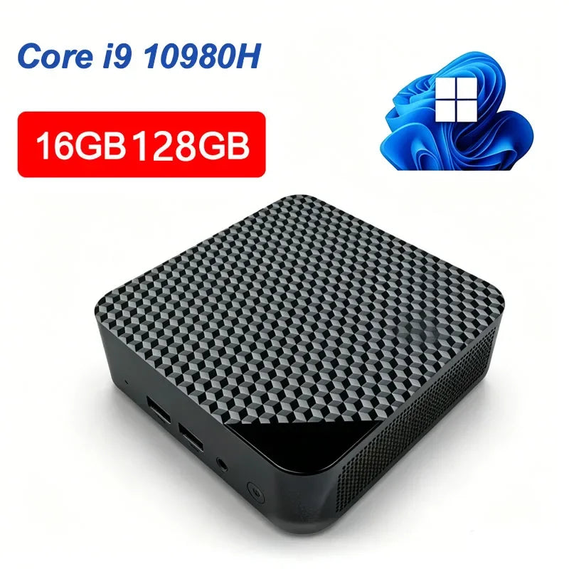 Compact Mini Gaming PC Intel i9 10980HK 16GB 32GB RAM 1TB 2TB SSD 4K HD Home Office Desktop Device