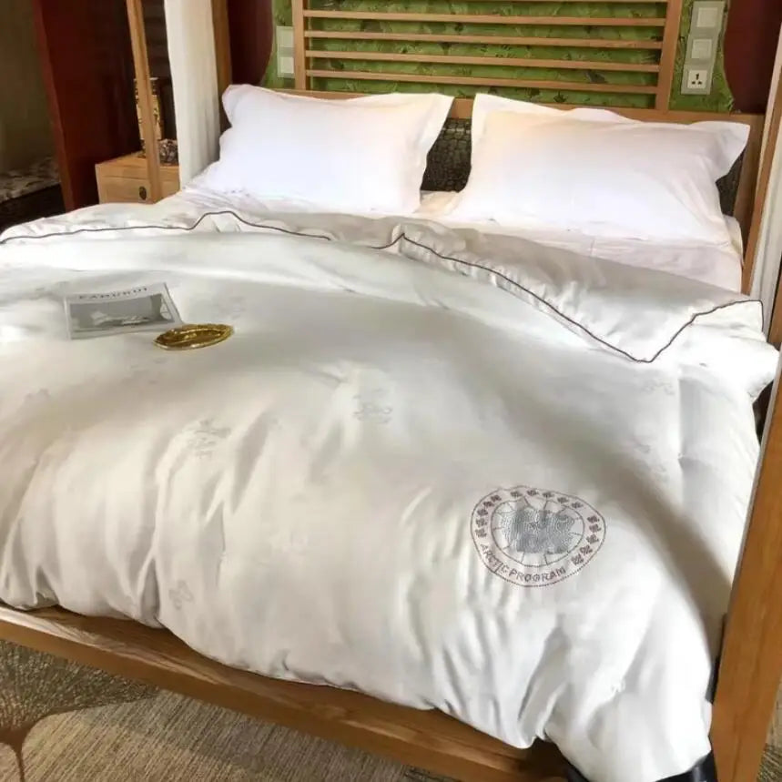 Formtheo Mulberry Silk Quilt Duvet Insert Luxury Warm Winter Duvet For Double Bed