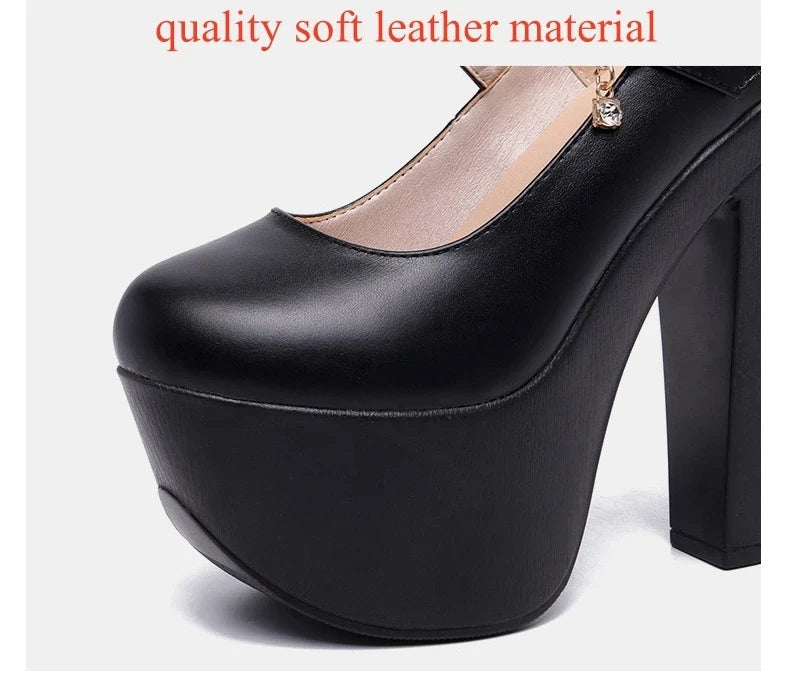 15cm Small Size 32-43 Thick Bottom Gold Red Wedding Shoes Women Platform Pumps 2026 Fall Block Super High Heels Shoes Model