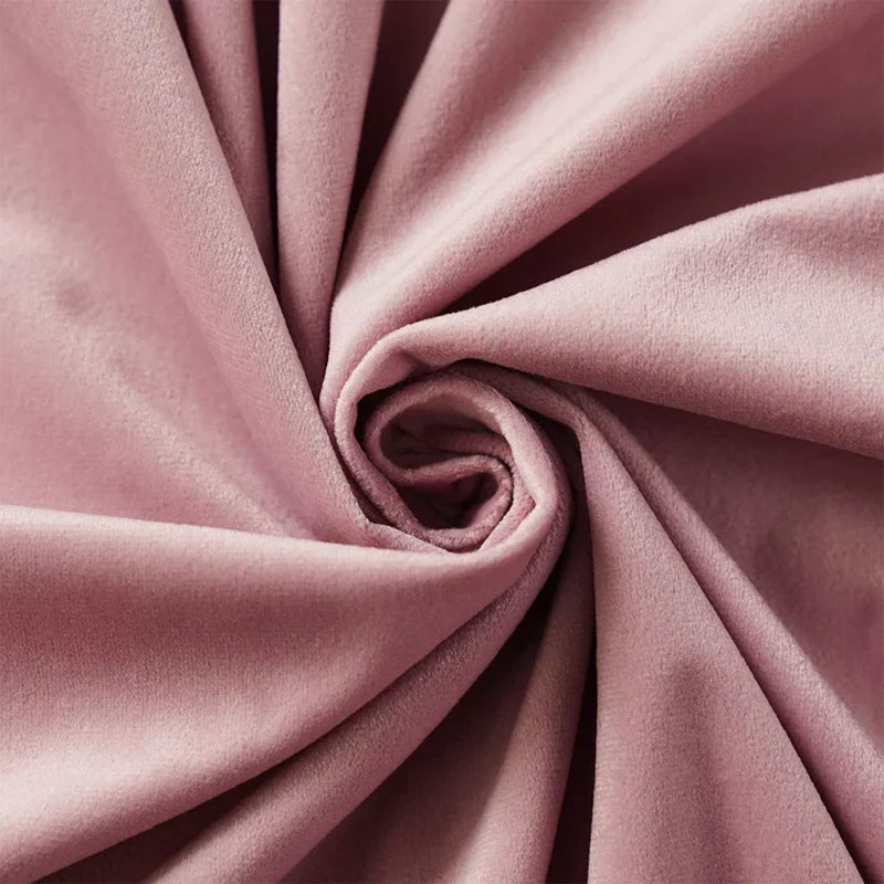 Velvet Fabric By The Meter for Tablecloth Diy Sofa Covers Curtains Sewing Thickened Soft Cloth Plain Black White Winter Textile