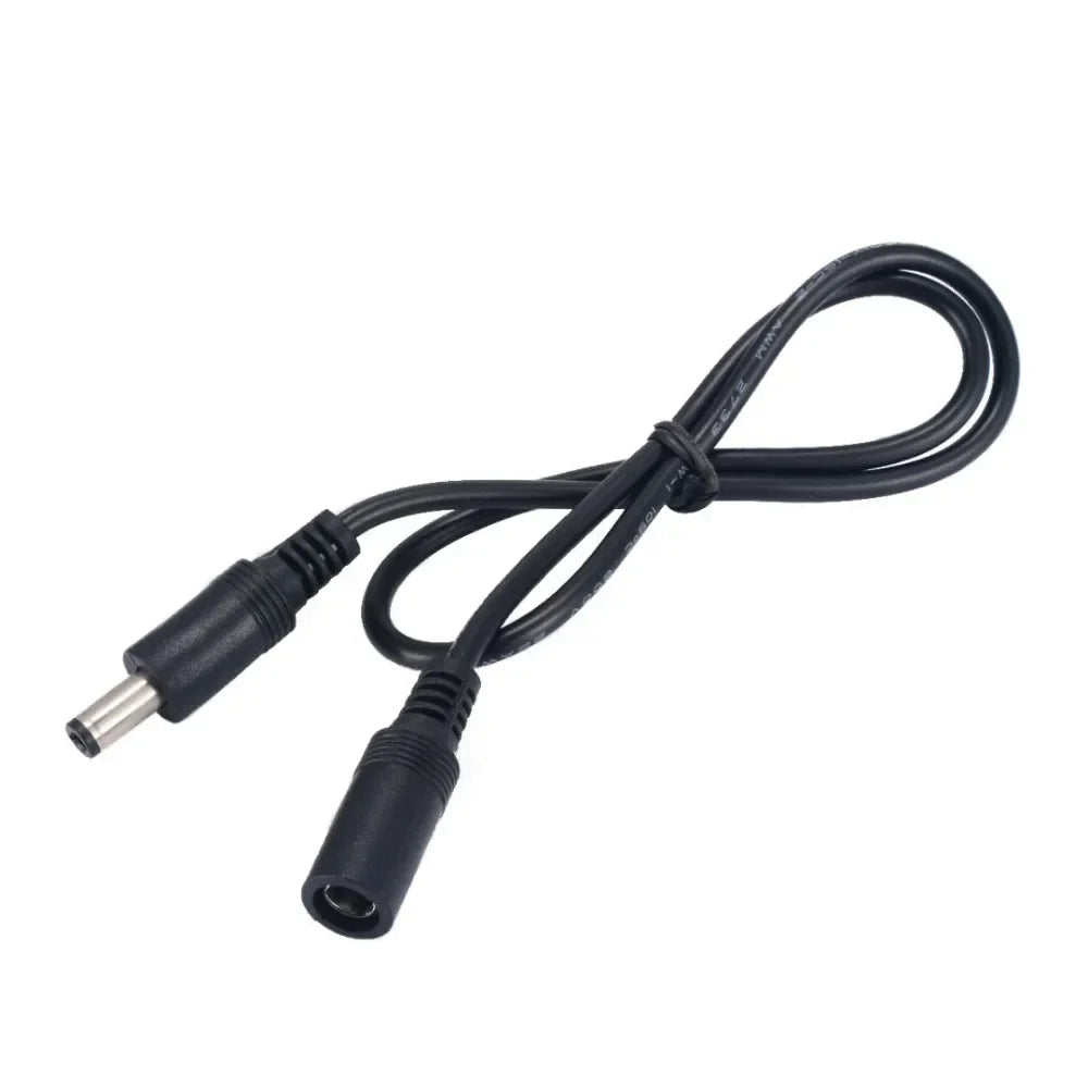 DC Extension Cable 1M 2M 3M 5M 10M 5.5x2.1mm Female to Male Plug for 12V 5V 24V Power Adapter Cord Home CCTV Camera LED Strip