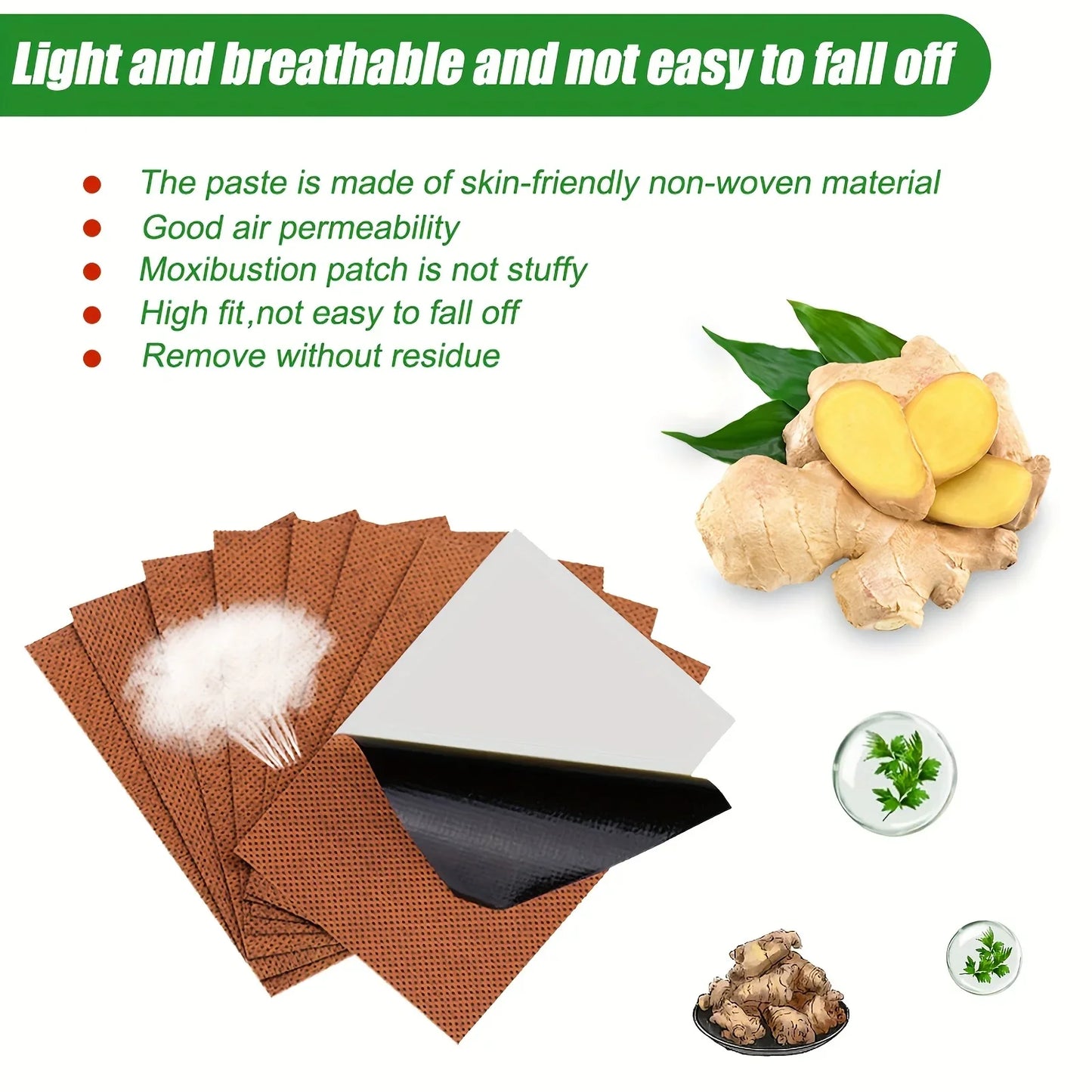 50/100pcs heating patch, suitable for neck, shoulders, back, knees, abdomen warm heating, portable