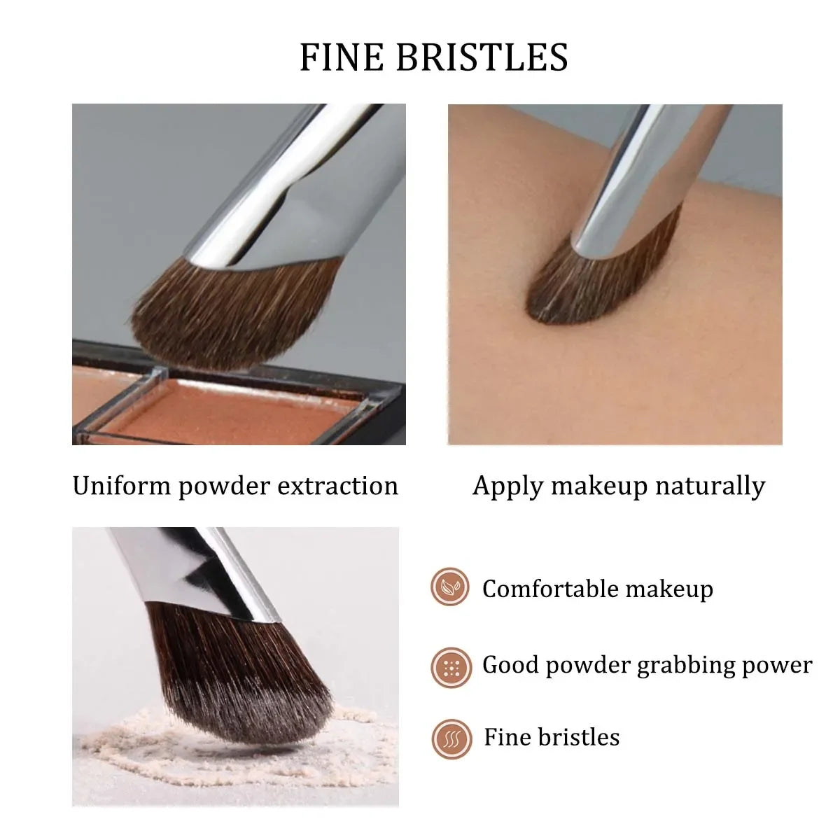 3D Nose Shadow Brush Facial Contour Makeup Brush Soft head blush Highlight Korean cosmetics female facial beauty tools.