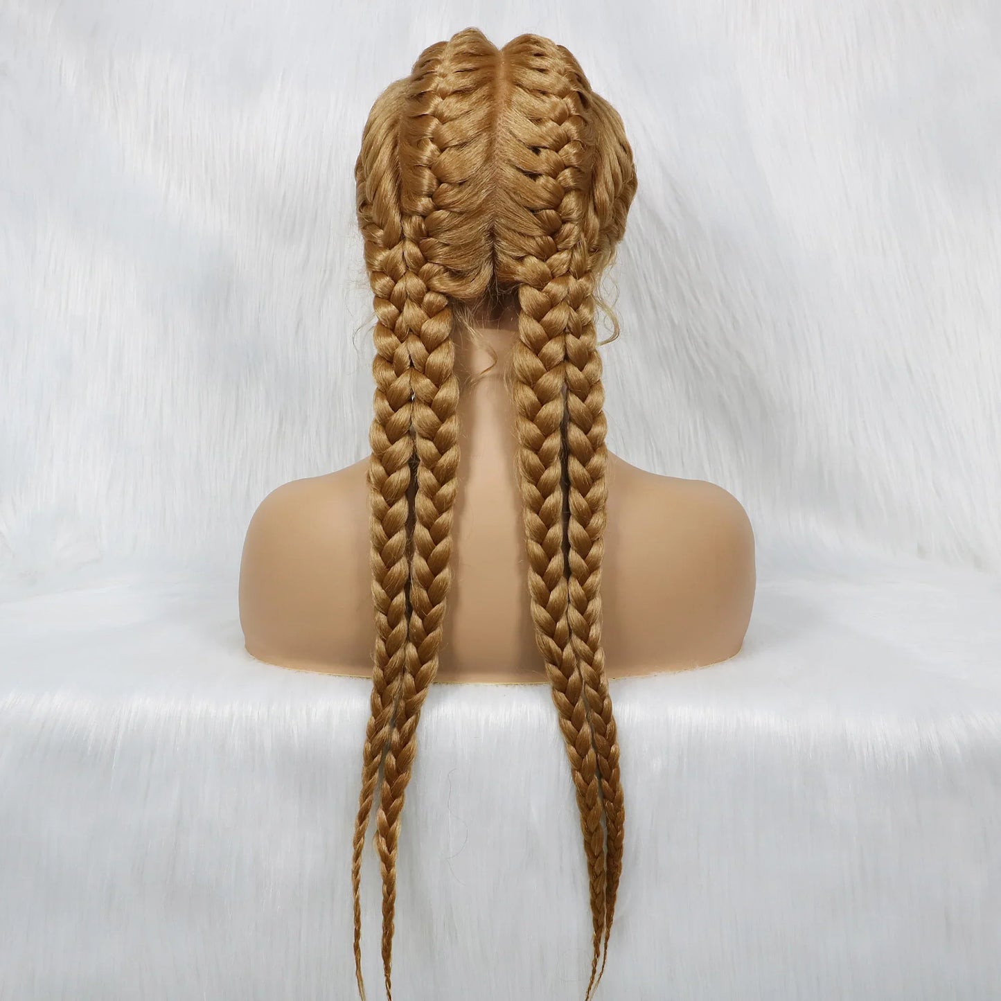 KIMA New Arrival 26" Braided Wig | Lace Front with Baby Hair