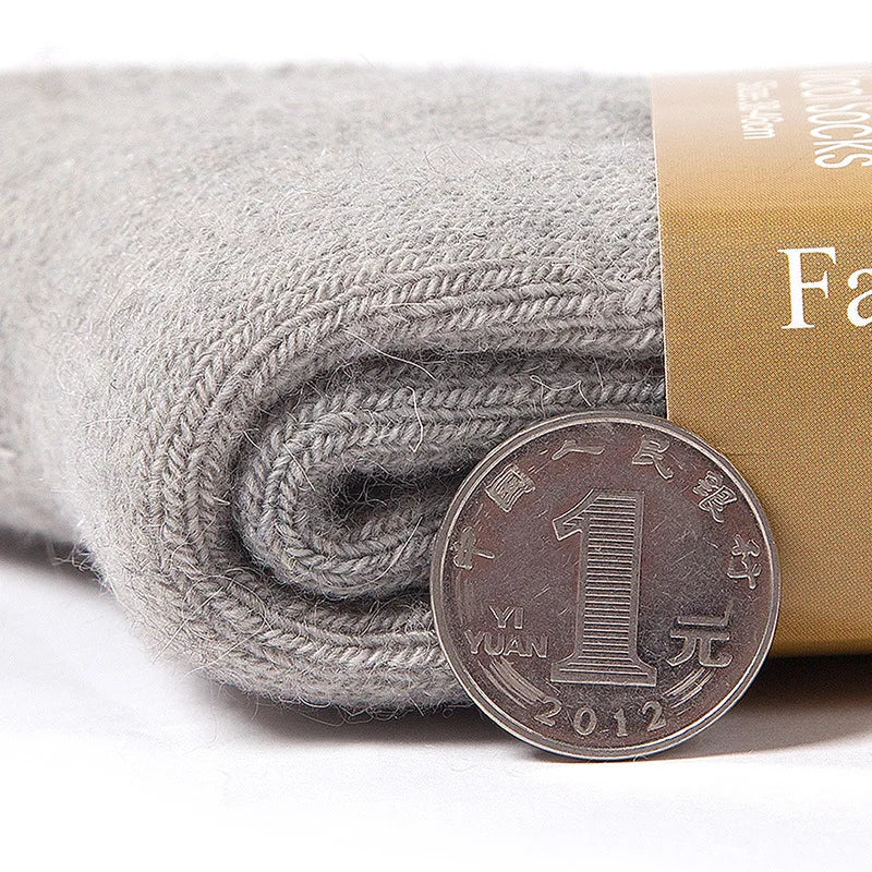 2026 New Winter Super Thicker Warm Socks Wool Male Men Women Socks Solid Socks Merino Wool Socks Against Cold Snow Terry Socks