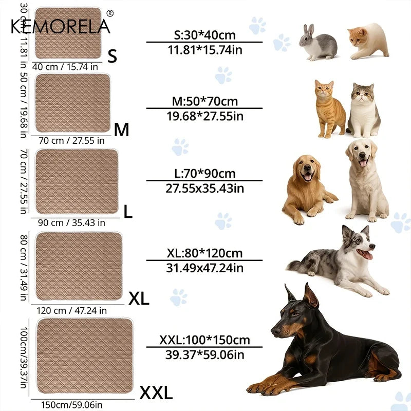 KEMORELA Dog Cat Summer Cooling Pad Mat Washable Puppy Big Dog Ice Gel Bed Mattress Cool Mascotas Cushion Blanket Pet supplies