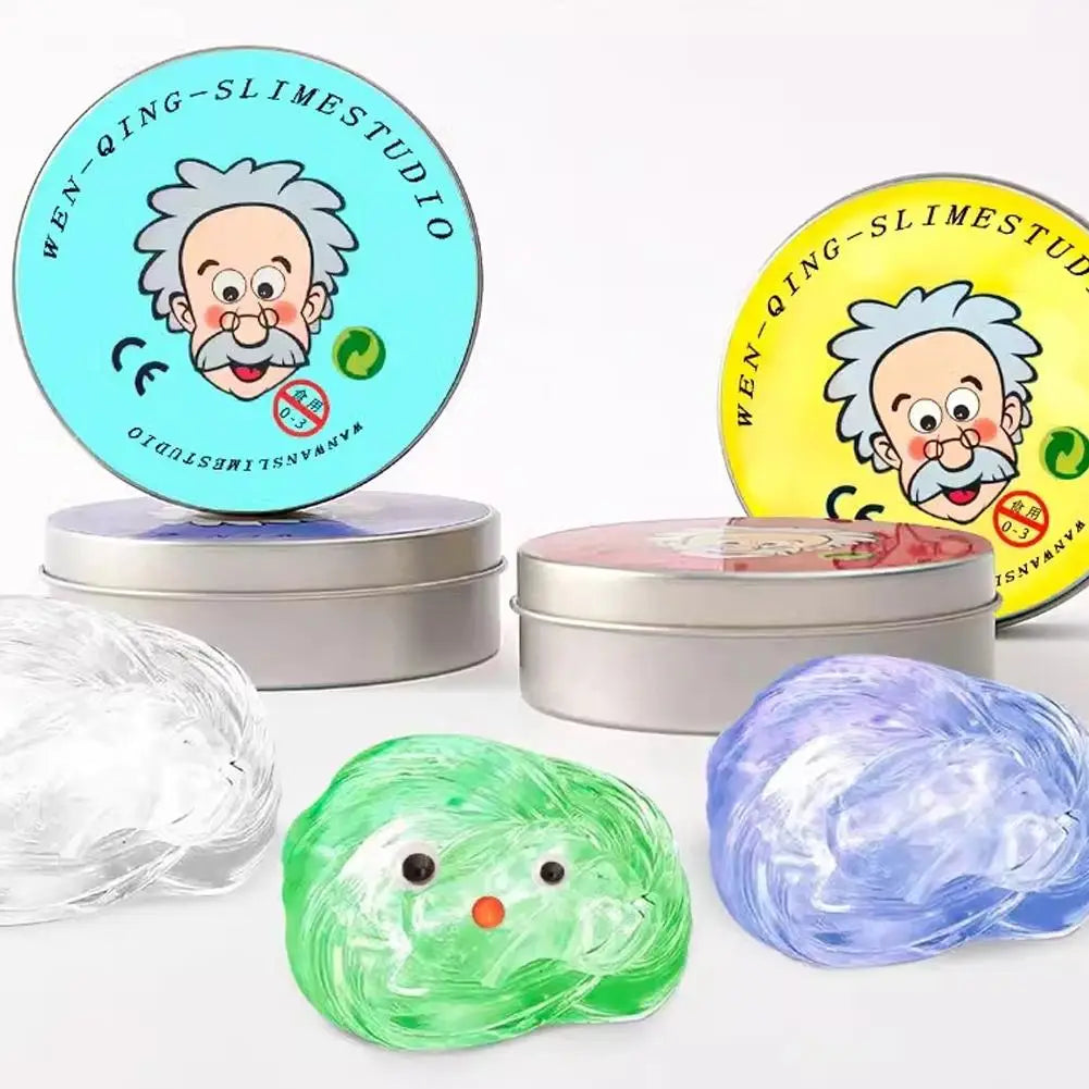 9E-Colorful Non-Newtonian Liquid Decompression Toys Children Transparent Elastic Modeling Compound Non Toxic Creative Crafts