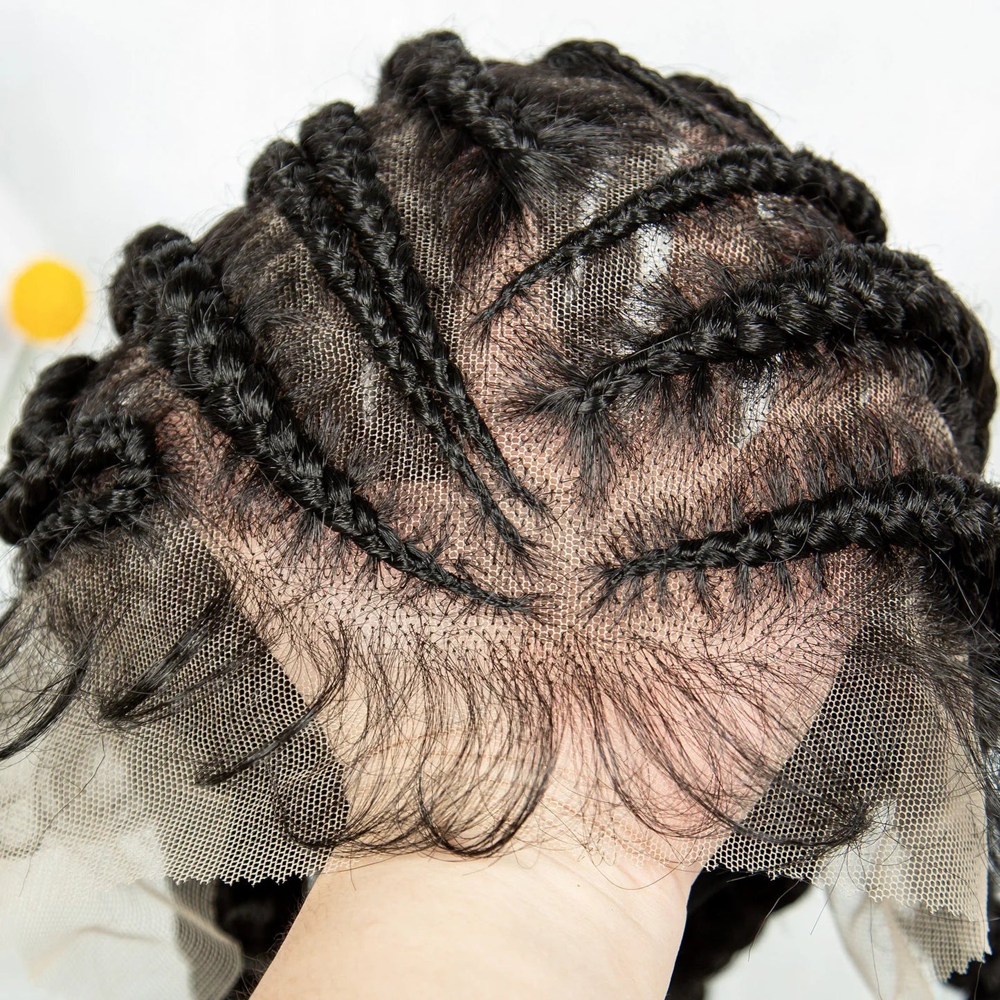 Cornrow & Bantu Knots Braided Wig | Stitch Braids | Full Lace | Synthetic Hair | Kima Wigs