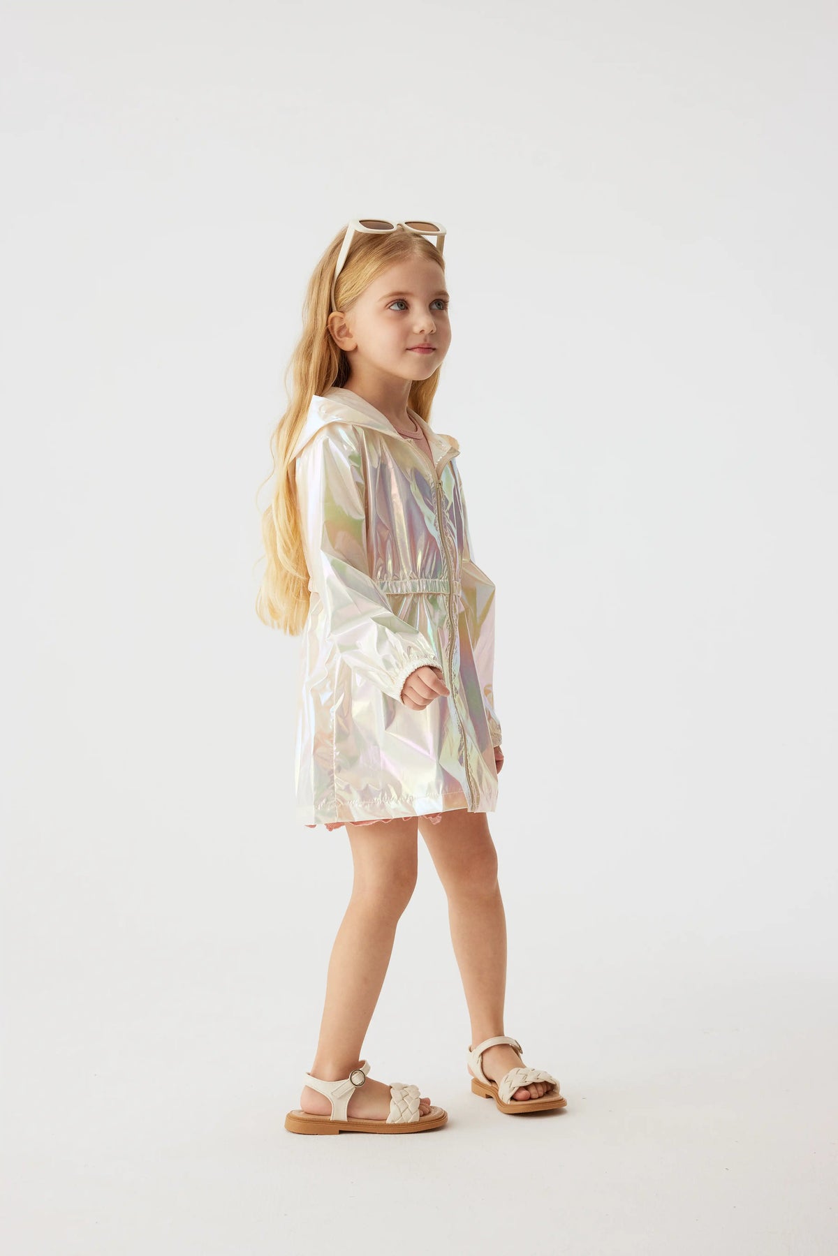 Girl's Spring and Autumn Children's Light and Thin Breathable Zipper Coat Jacket for Boys and Girls Fashion Thin Jacket