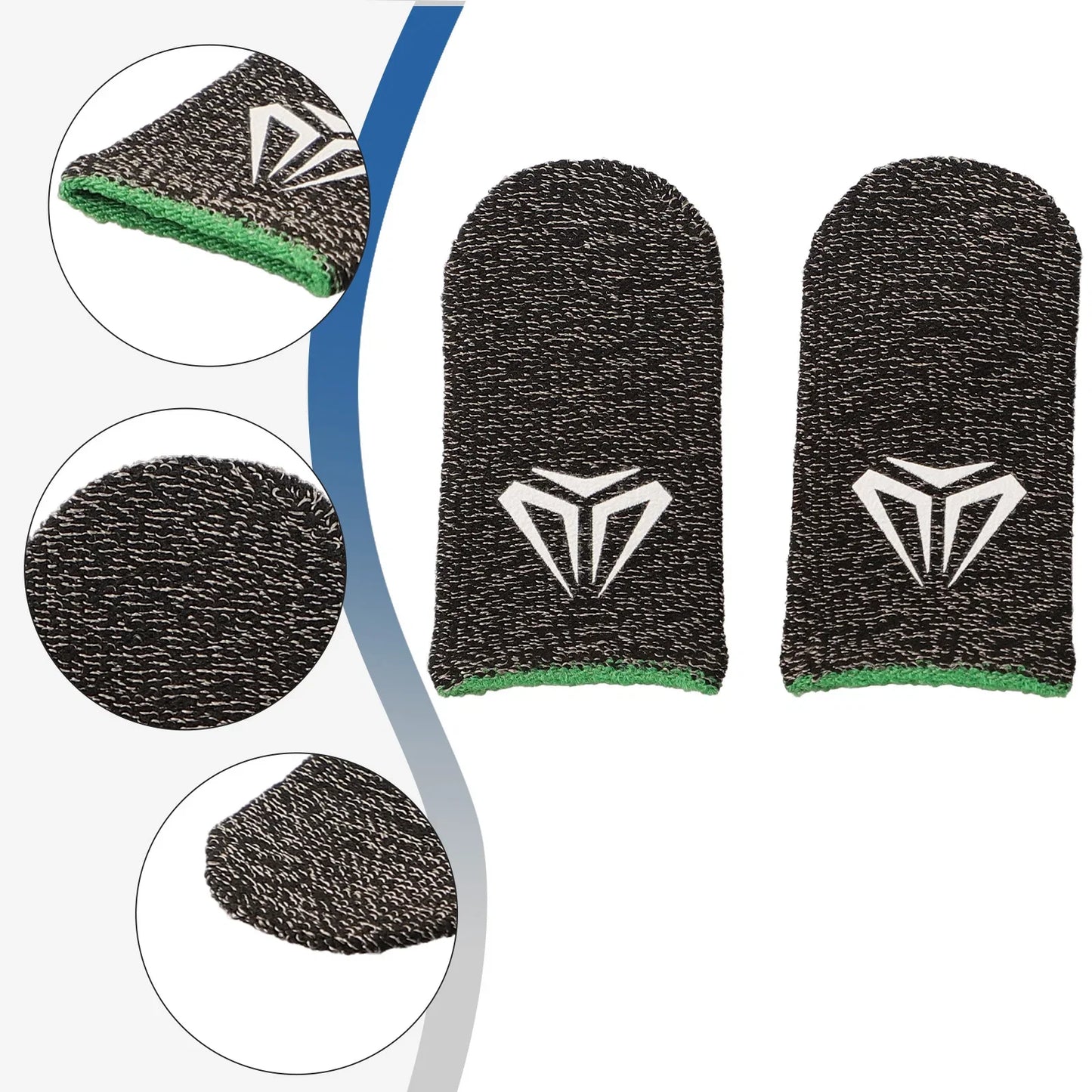 Hot Sales Game Fingertip Gloves Sweatproof Anti-slip Gamer Thimbles Touch Screen Finger Sleeve Breathable Fingertip Parts