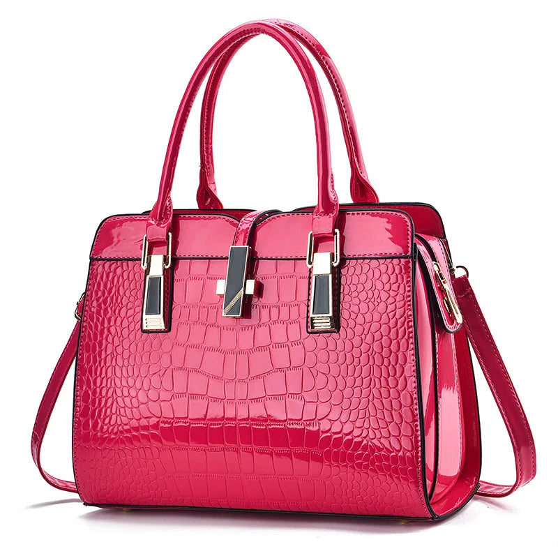 Women's Structured PU Handbag | Shoulder and Crossbody Tote