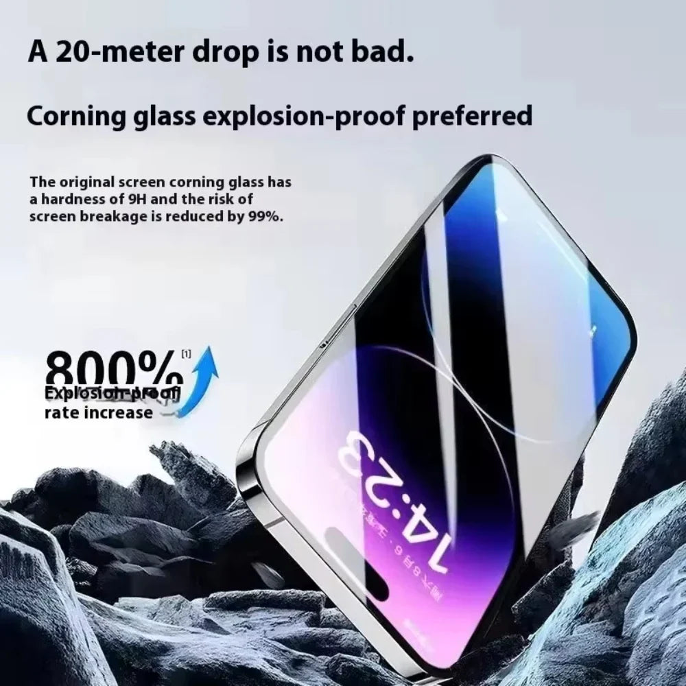 3Pcs Dust Free Easy Installation Screen Protector For iPhone 17 Pro Max  18 Pro Max 16 Pro HD Tempered Glass Anti-scratch Films