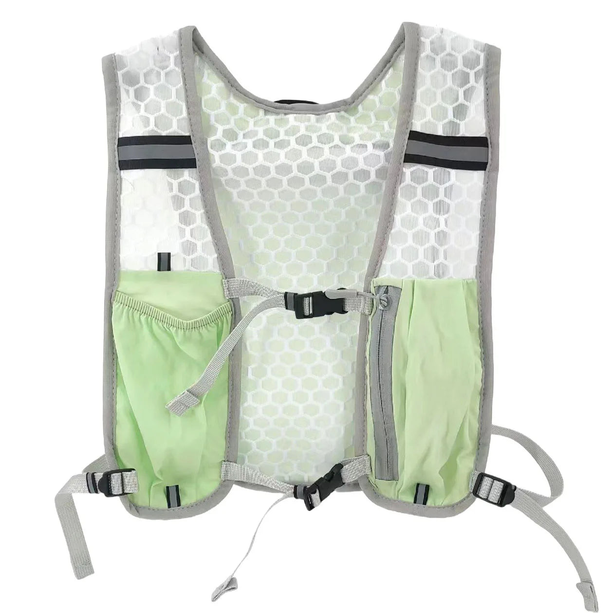 Breathable Running Hydration Vest with Storage for Hiking and Cycling