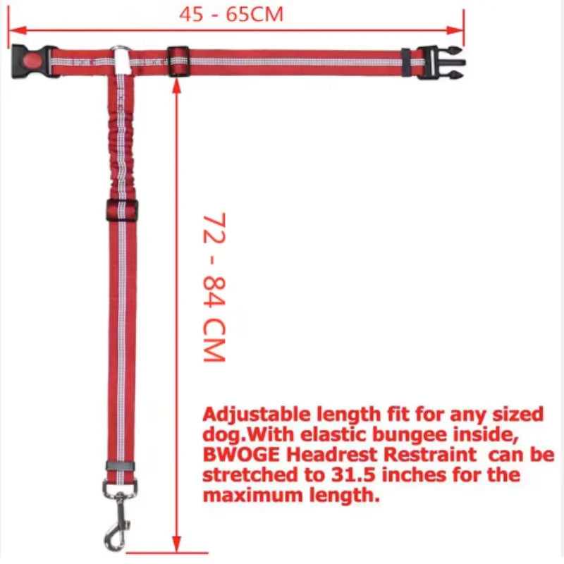 Reflective Pet Dog Car Seat Belt Puppy Collar Walking Travel Car Accessories Cat Leash Harness for Small Dogs Pet Car Supplies