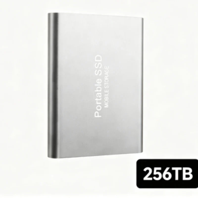 Portable External SSD, 1TB-16TB Large Capacity USB3.1 High Speed Solid State Drive, Lightweight Storage for Laptop, Desktop, Mac