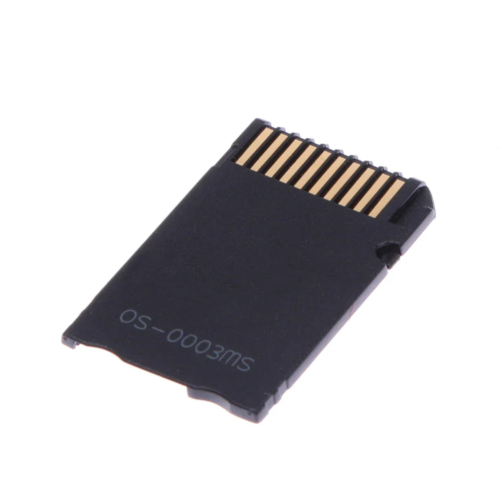 TF To MS Card Mini Memory Stick Card Adapter Plug and Play Card Reader Adapter Replacement Parts Accessories for Pro Duo
