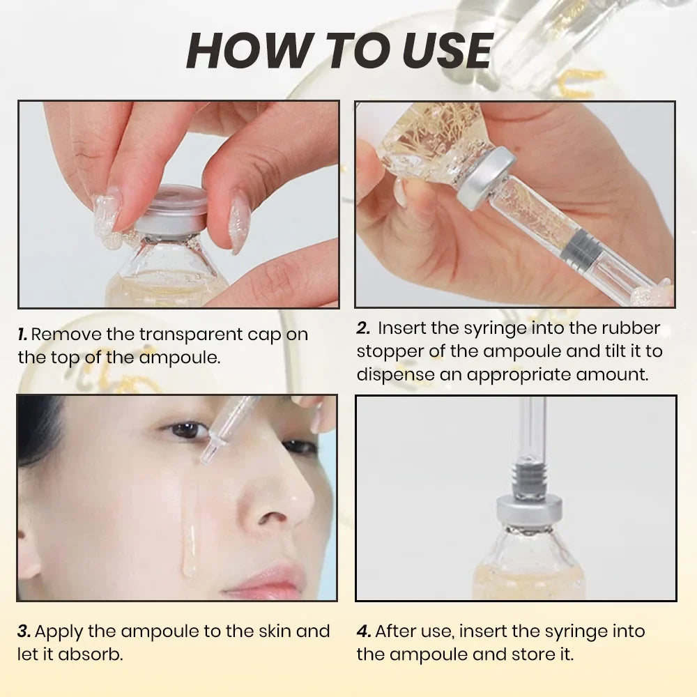 Silk Peptide Ampoule | Anti-Aging Serum with Collagen & 30 Peptide Complex for Intensive Lifting, Skin Tightening & Firming