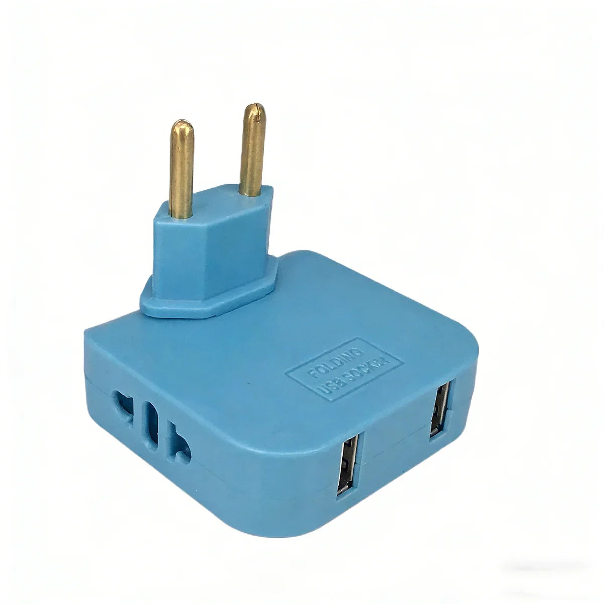 2 USB 3 in 1 EU Power Socket Plug Adapter Foldable US To EU Travel Aadapters Power Converter KR Plug Electrical Socket AC Outlet