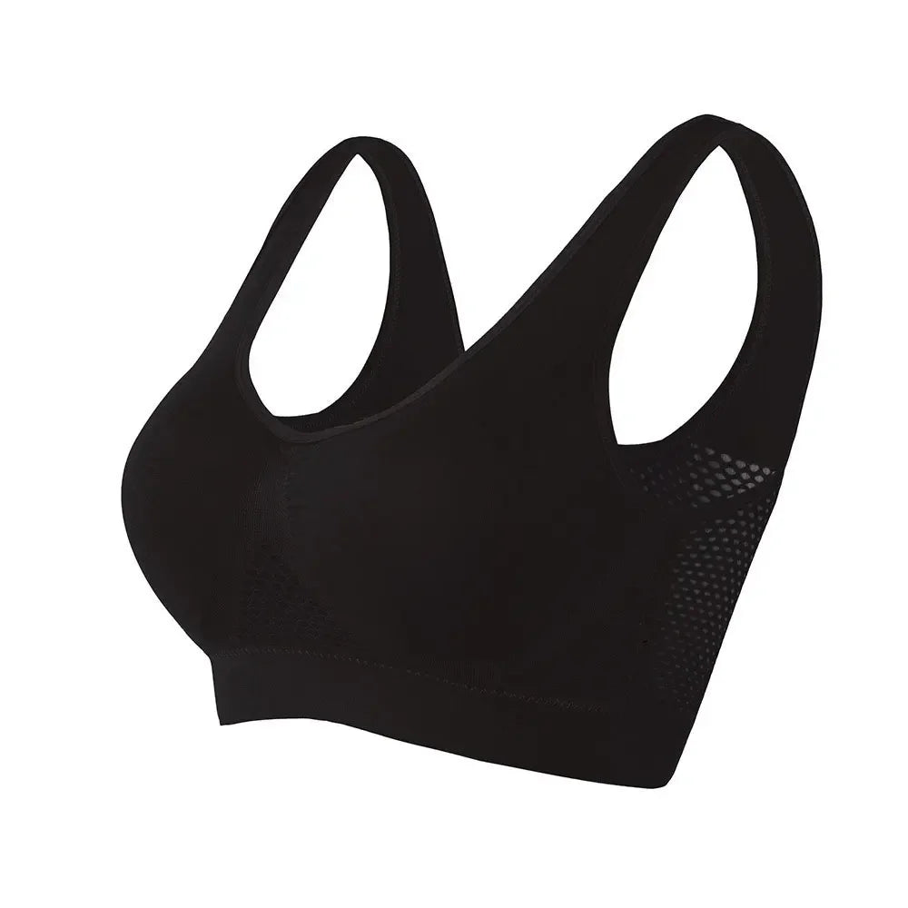 Sport Bra Top Breathable Brassieres Removable pad Sports bras Woman Running Gym Clothing Wireless Underwear For Women Yoga Bra