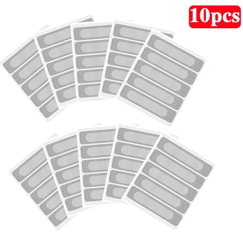 Window Screen Patch Exhaust Grille Window Door Drainage Hole Anti-mosquito Paste Mesh mosquito net mesh Invisible Repair Subsidy