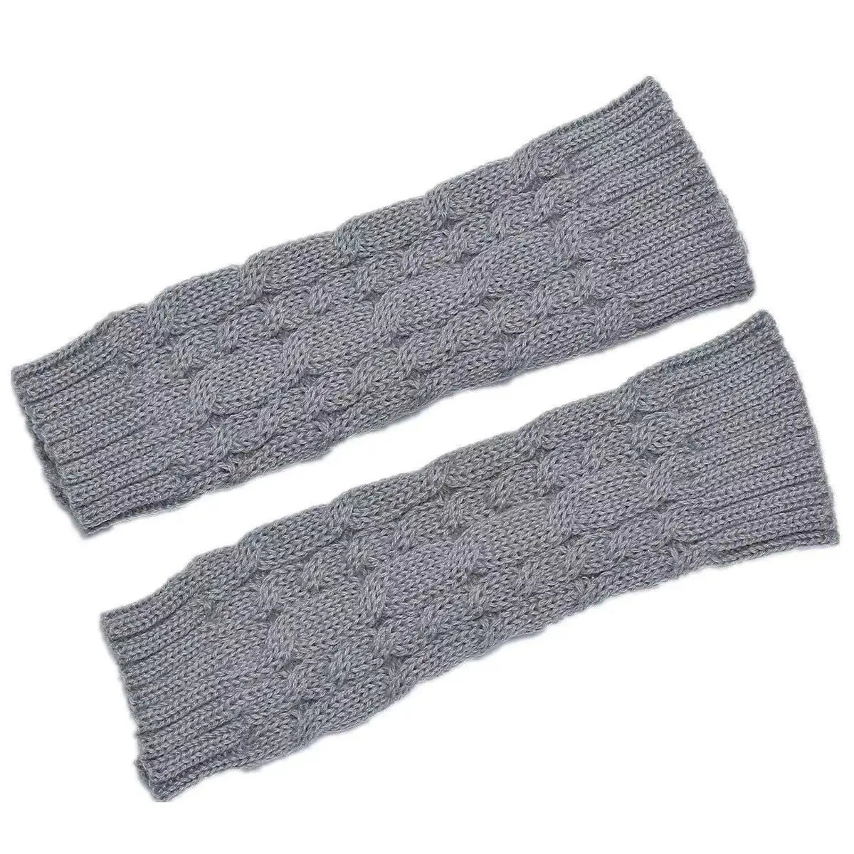 NEW Women Hand Warmer Winter Gloves Fashion Knitting Faux Wool Mitten Warm Fingerless Glove Gants Femme women gloves