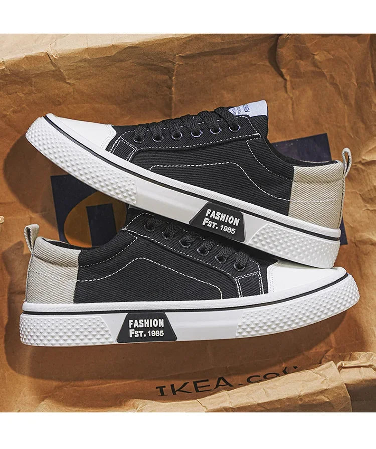 2026 New Summer Men's Breathable Versatile Skateboarding Shoes Men's Soft Bottom Casual Sports Trend Fashion Canvas Shoes 48size