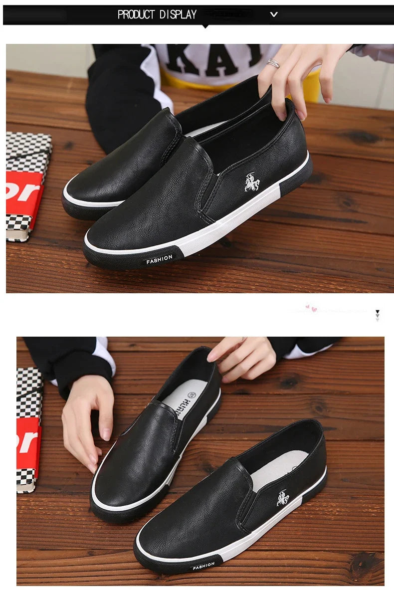 2026 New Leather Men's Shoes Luxury Fashion Men Casual Shoes Retro Comfortable Loafers High Quality Men's Sneakers Driving Shoes
