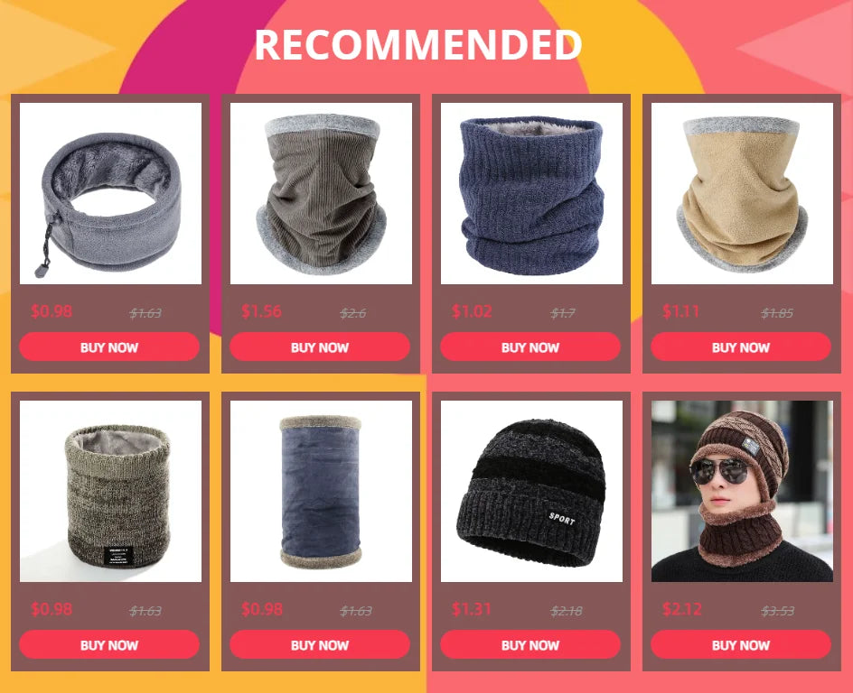 Fashion Winter Camping Warm Fleece Neck Gaiter Ski Tube Scarf Snowboard Face MaskFor Men Women Outdoor Cycling Cold-proof Collar
