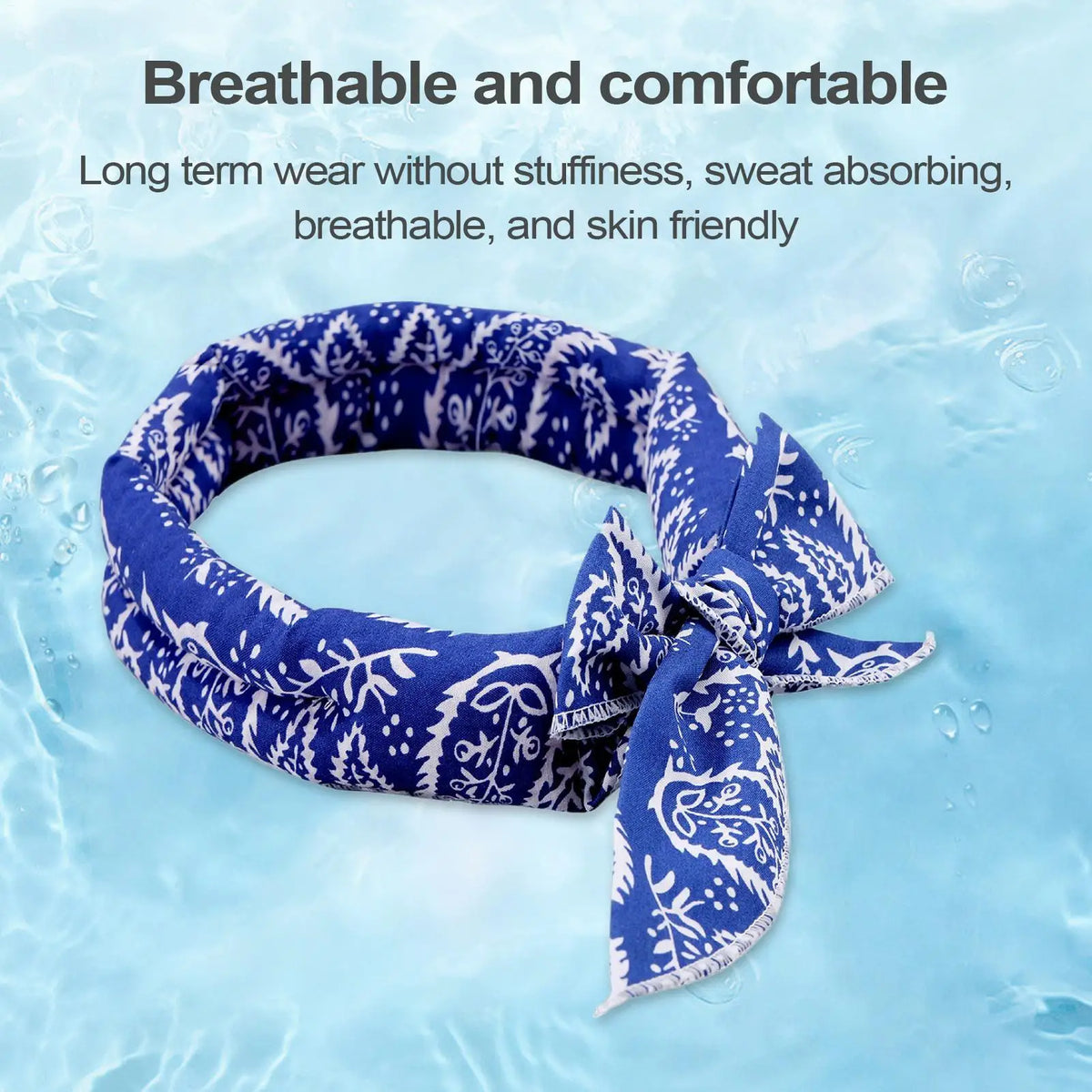 Pet Cooling Scarf Cute Dog Cooling Bandana Adjustable Fast Cooling Cat Cooling Ice Scarf Reusable Cat Collar Pet supplies