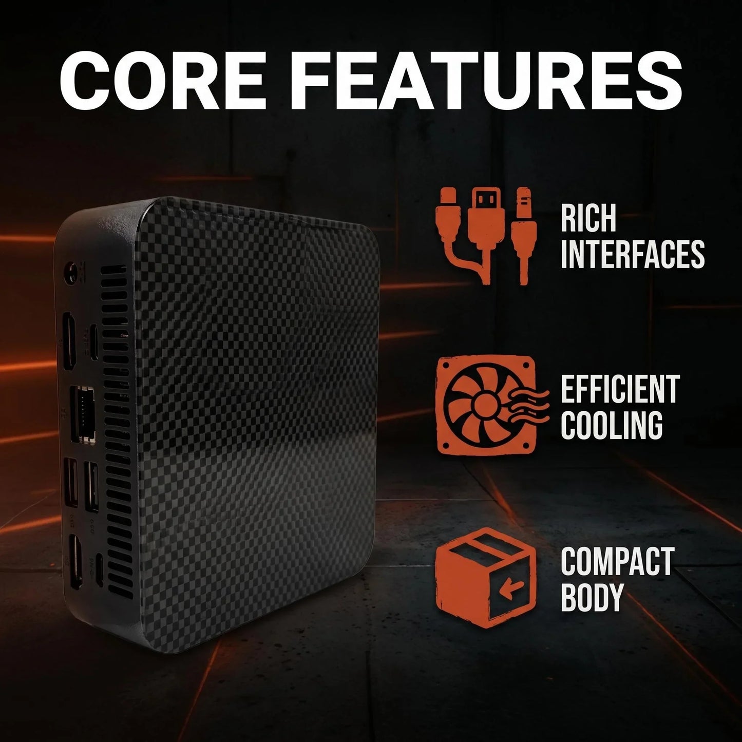 Compact Mini Gaming PC Intel i9 10980HK 16GB 32GB RAM 1TB 2TB SSD 4K HD Home Office Desktop Device