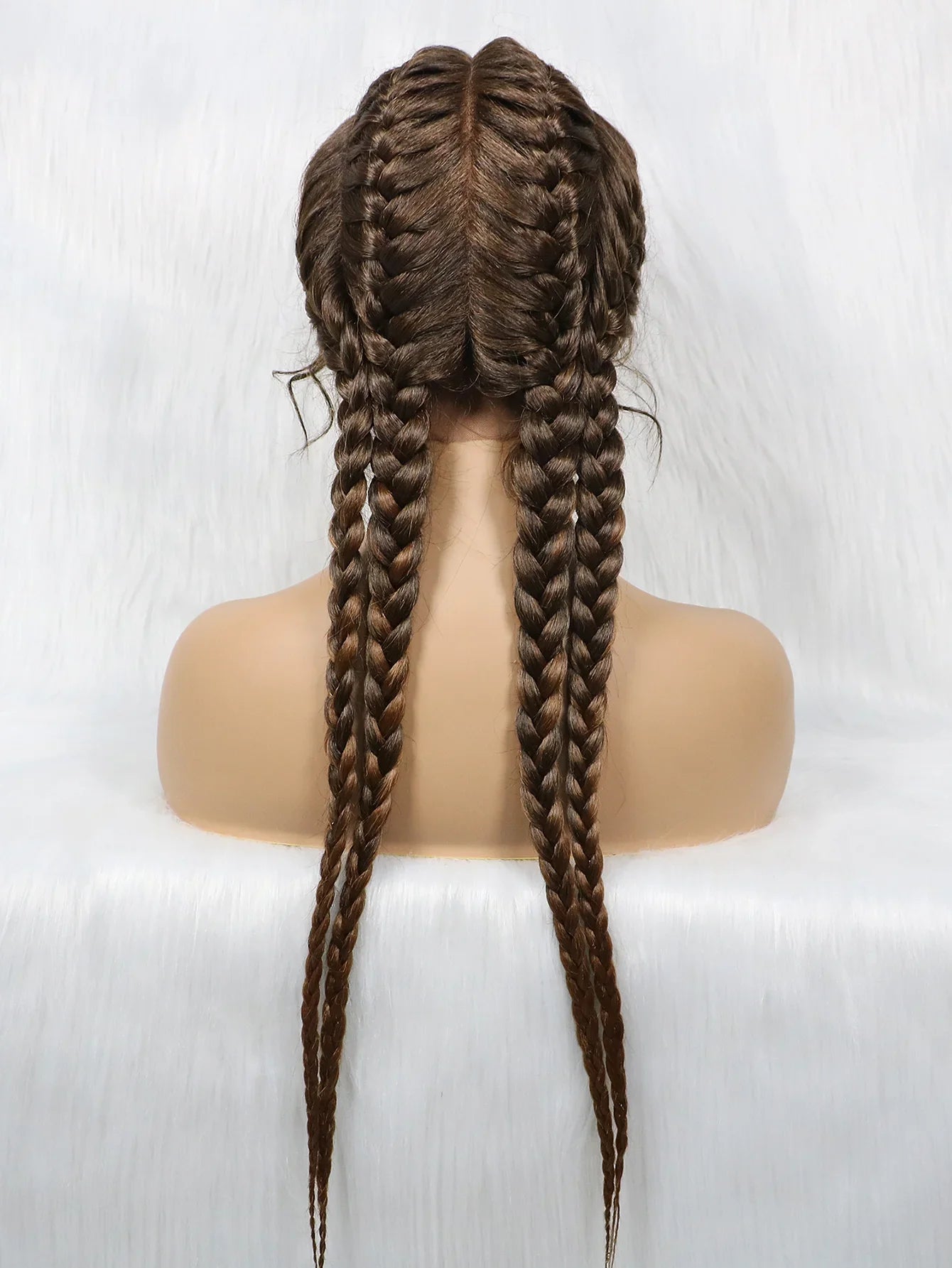 KIMA New Arrival 26" Braided Wig | Lace Front with Baby Hair