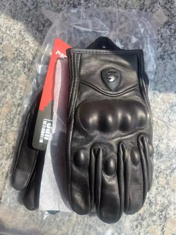 S-XXXL Motorcycle Gloves Goatskin Leather Men Women Moto Glove Electric Bike Luvas Da Motocicleta Os Carros Eletricos Sale