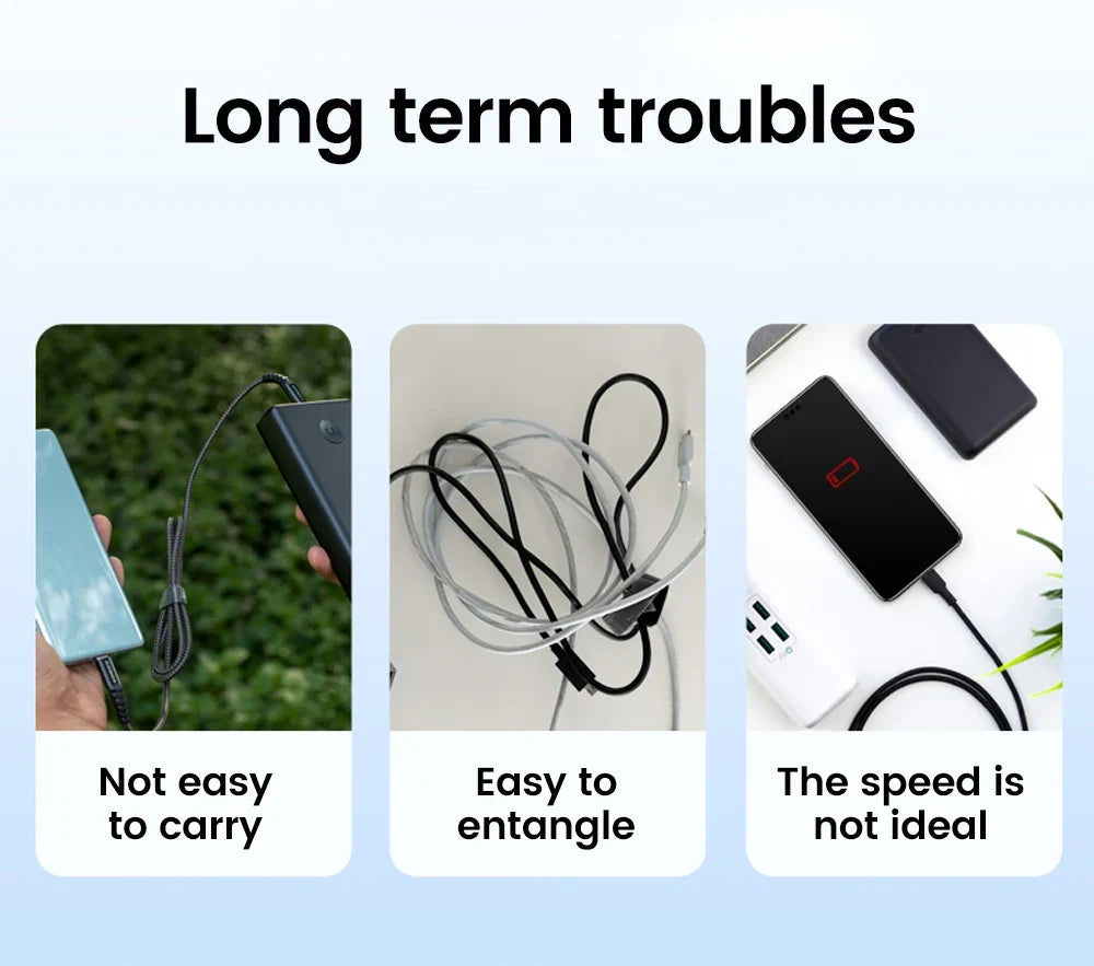 Crouch 90 Degree Short Cable USB Type C To Type C 6A 66W Fast Charge 25CM 50CM Power Bank USB C Cable For iphone Huawei Xiaomi