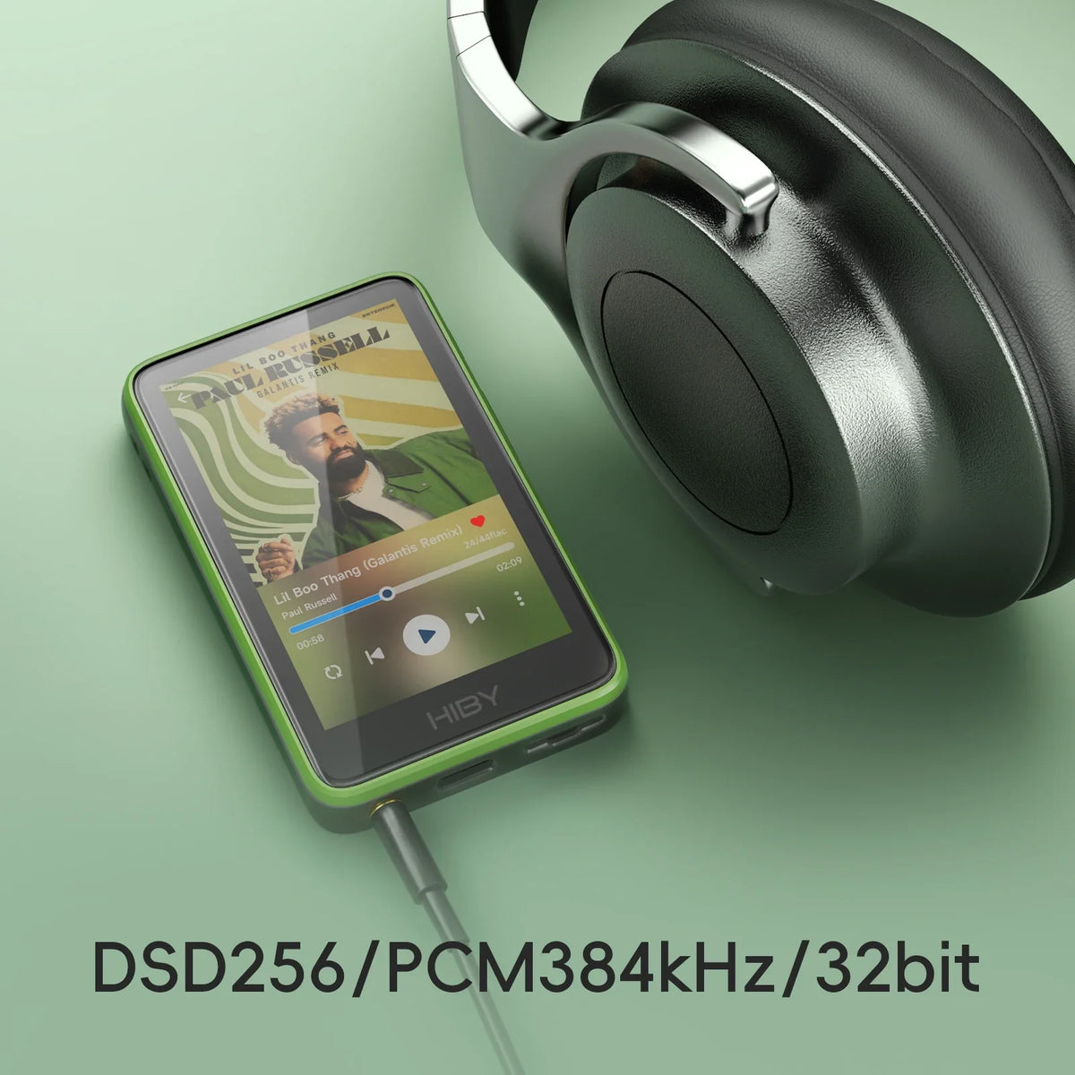 HiBy R1 HiFi Audio Music Player MP3 USB DAC WiFi Bluetooth 5.1 DSD256 PCM384kHz/32bit X1600E CS43131 MSEB Web Radio 3.5mm Output