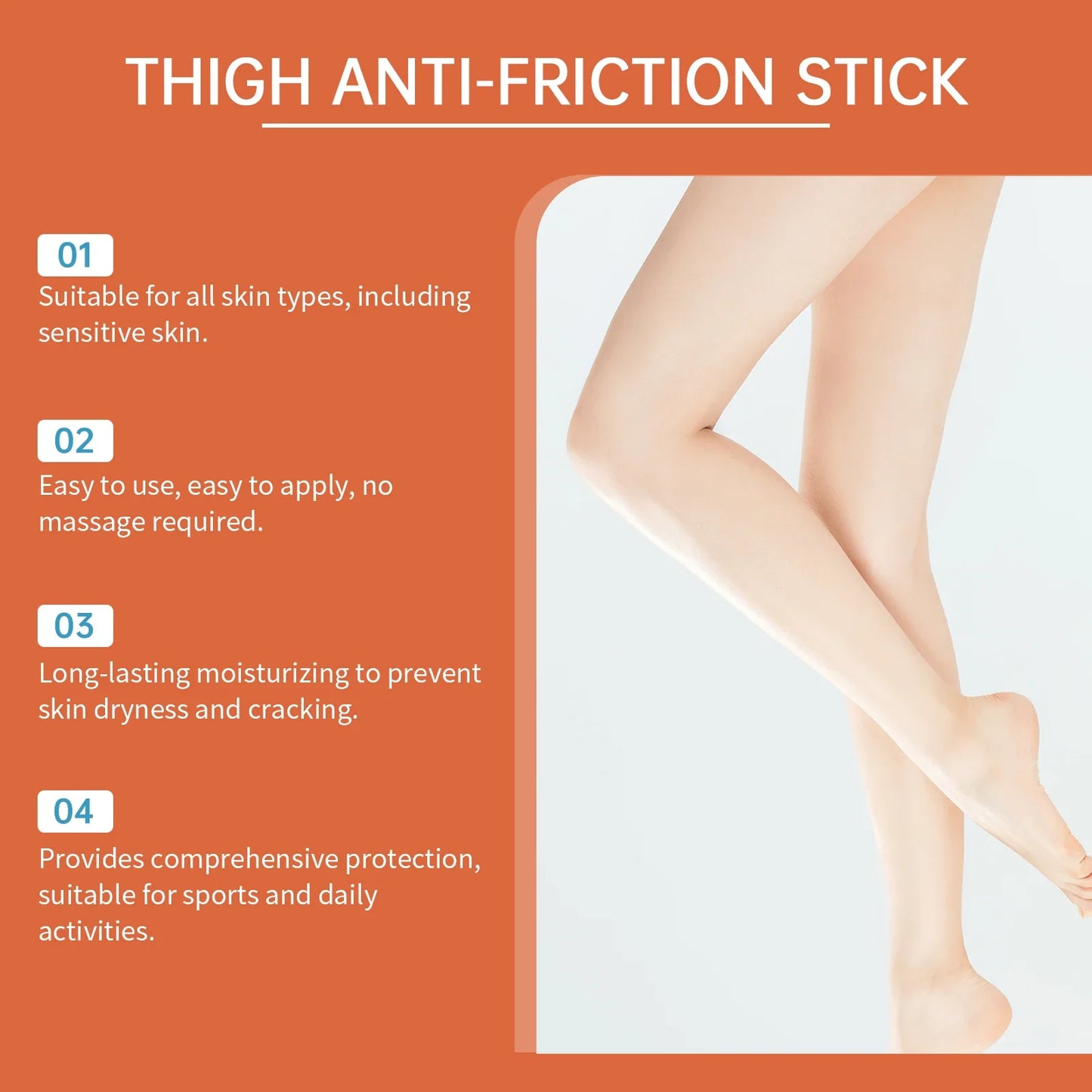Anti Chafing Stick Running Prevent Arm Chest Thigh Chafing Irritation Aloe Soothe Moisturize Rough Skin Outdoor Anti Chafe Balm